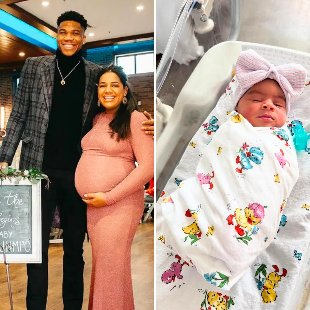Giannis Antetokounmpo Welcomes Baby No. 4 with Wife Mariah and Shares the First Photo of His Baby Girl👼