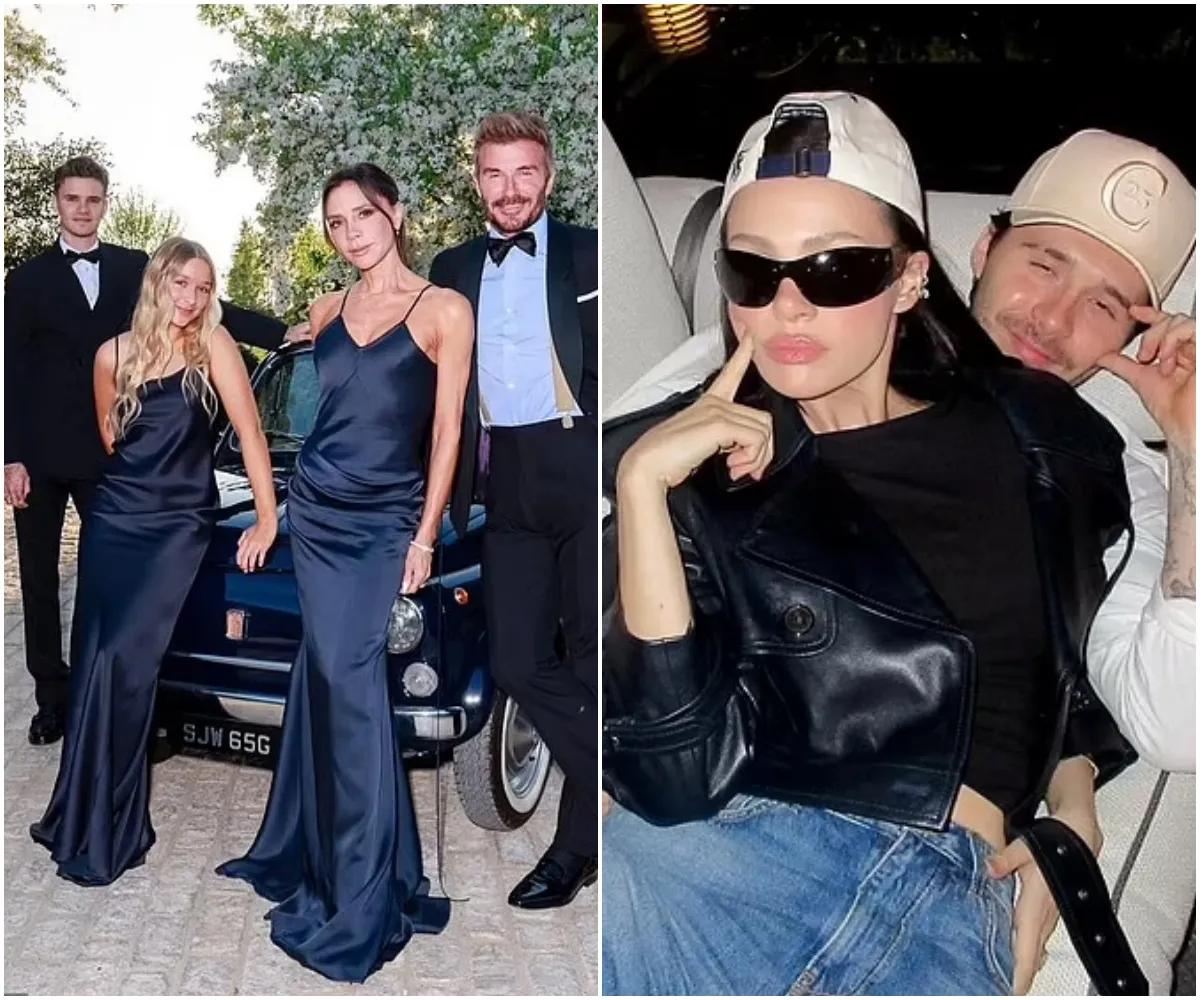 David Beckham's daughter-in-law Nicola Peltz posts about 'core family memories' after she and husband Brooklyn missed his dad's 50th birthday - suong