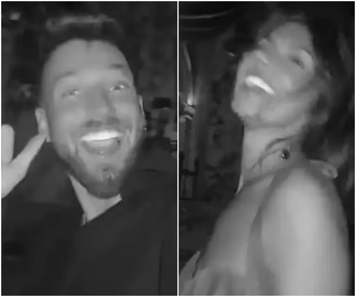 Sam Thompson and new love interest Samie Elishi are seen holding hands in a loved-up moment following his split from Zara McDermott - suong