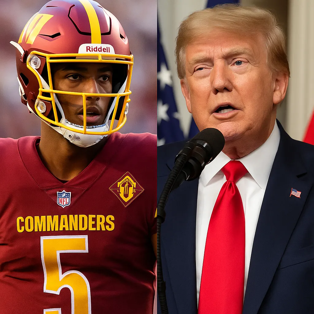 Jayden Daniels Gets Presidential Praise as DC Lands 2027 NFL Draft — “A Great Quarterback” Says Trump!