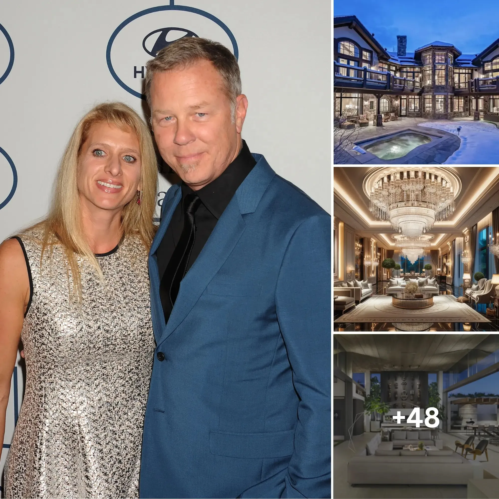 Before Divorce, James Hetfield Spent Big to Gift Ex-Wife Luxury Villa in Colorado as a Token of Love 🏡❤️