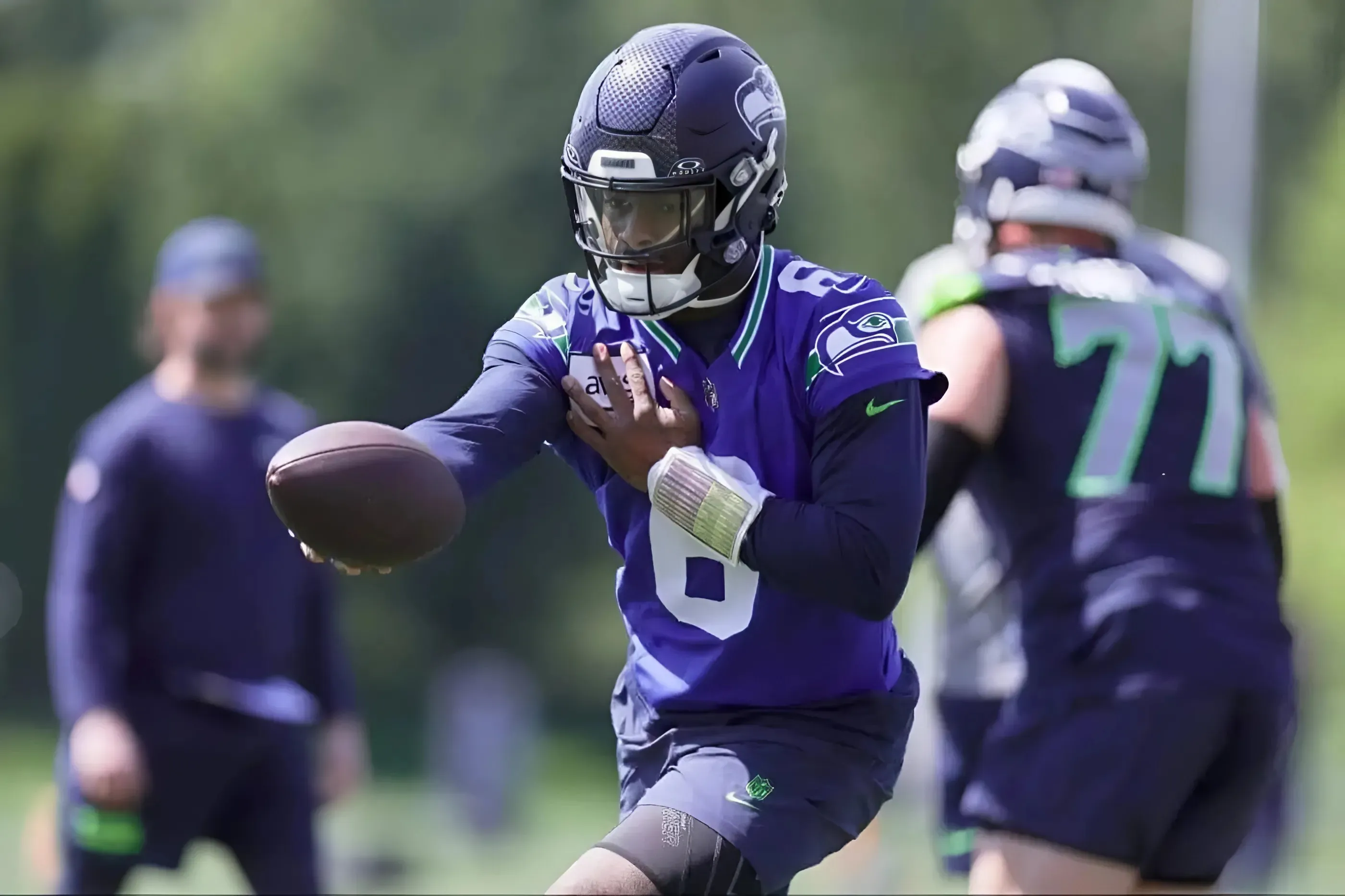 Seahawks rookie Elijah Arroyo sets really high bar for QB Jalen Milroe