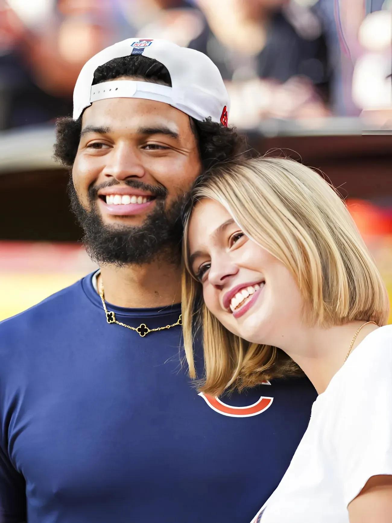 Caleb Williams Spotted Solo at F1 Miami Weekend — Where’s Alina Thyregod?