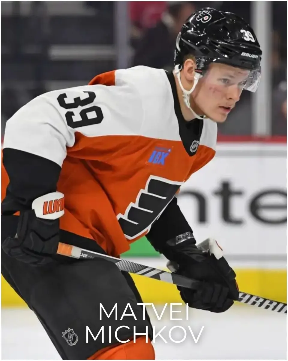 Matvei Michkov not named Calder Trophy finalist