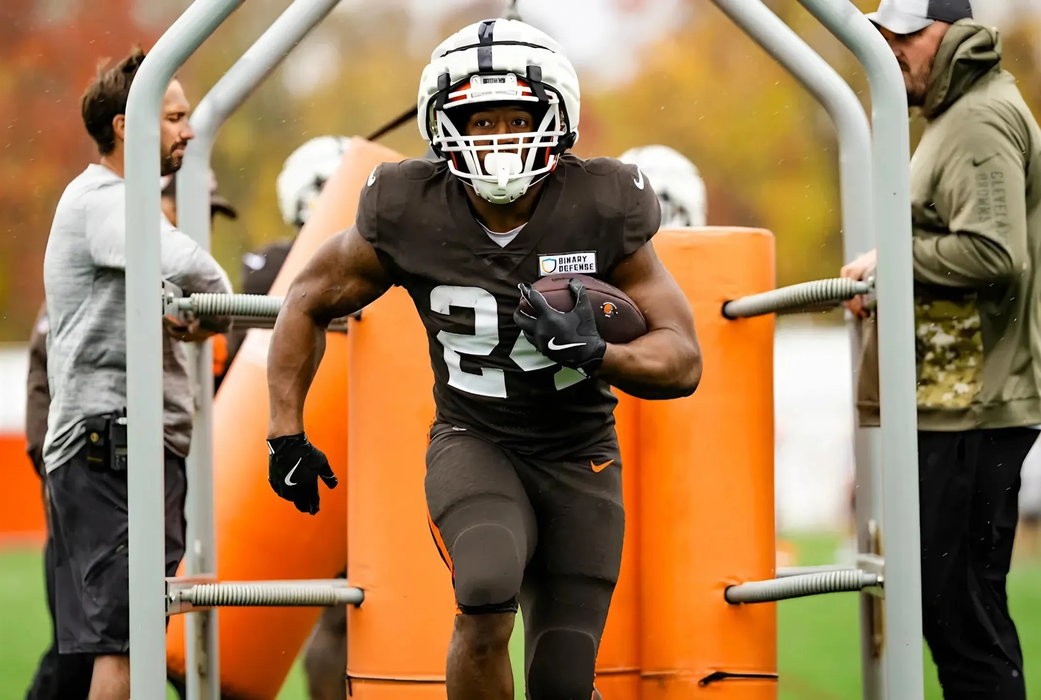 Browns Battling NFC North Squad for Nick Chubb