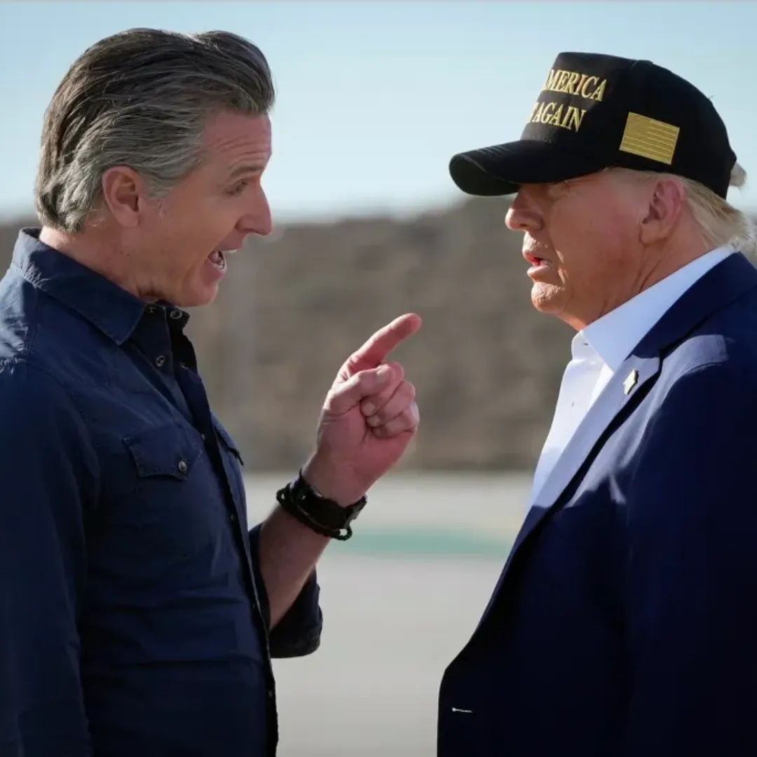 Trump Mocks Newsom’s 2028 Hopes, Slams Wildfire Response and Rail Project as Disqualifying