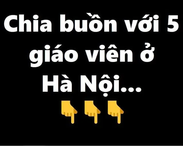 Chia buồn với 5 giáo viên ở Hà Nội