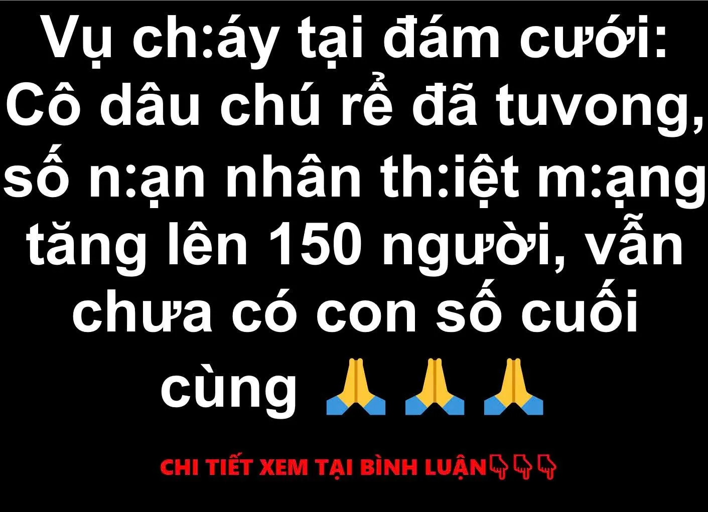 Vụ ch//áy tại đ//ám cưới: Cô dâu chú rể đã TV