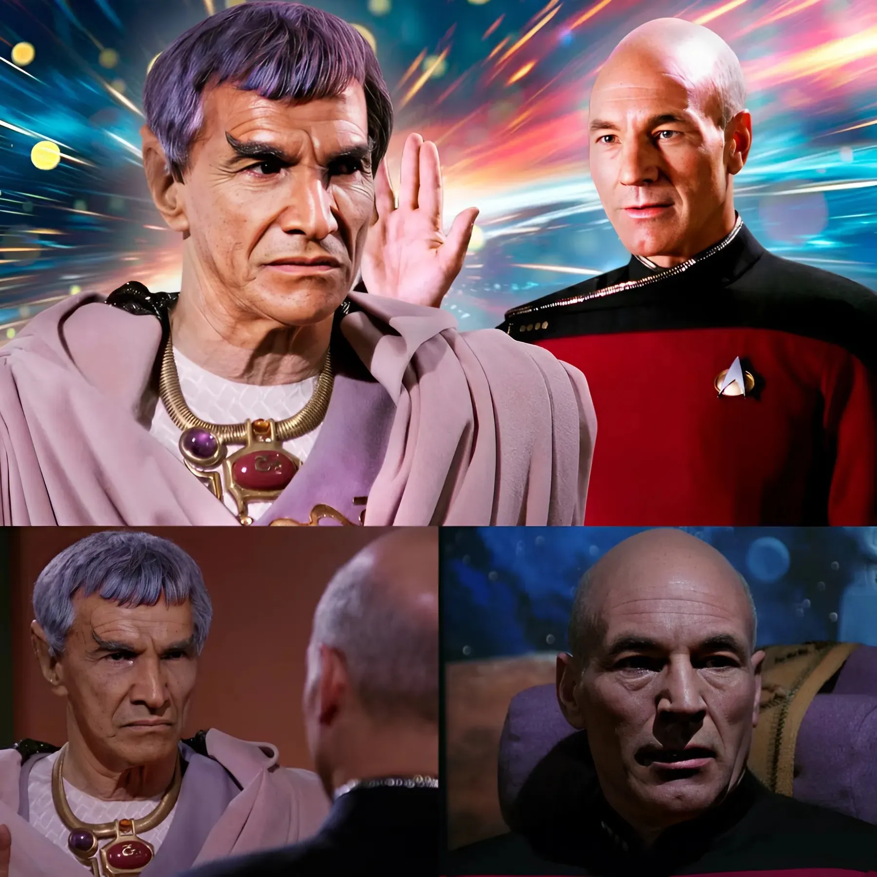 Spock's Father's Star Trek: The Next Generation Appearance Needed Captain Picard