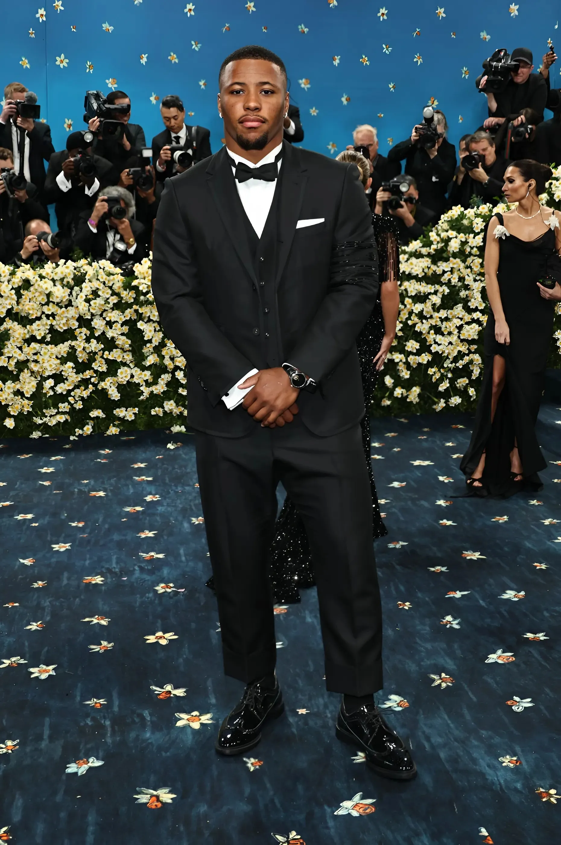 Eagles Saquon Barkley is icy at 2025 Met Gala with $82k timepiece