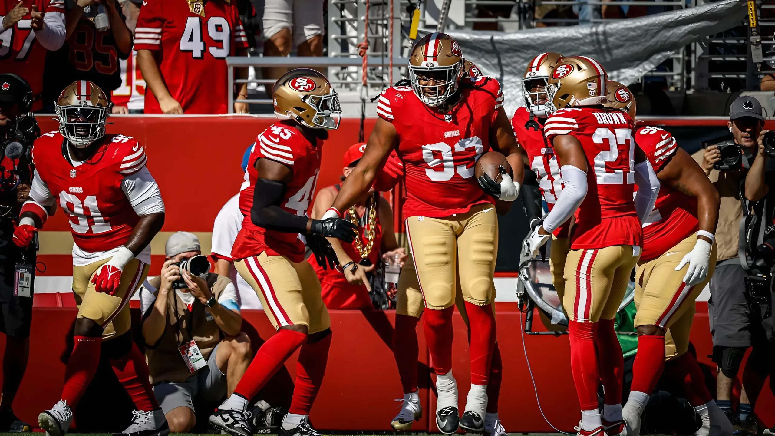 The 49ers draft class ranks number 1 in the NFL in this metric
