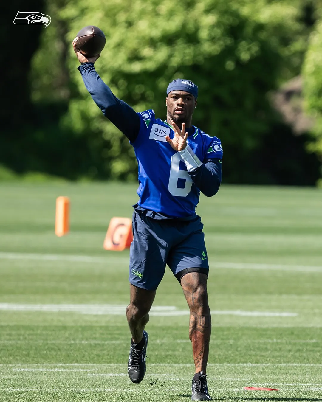Seahawks’ Jalen Milroe goes full Jayden Daniels in preparation for rookie year