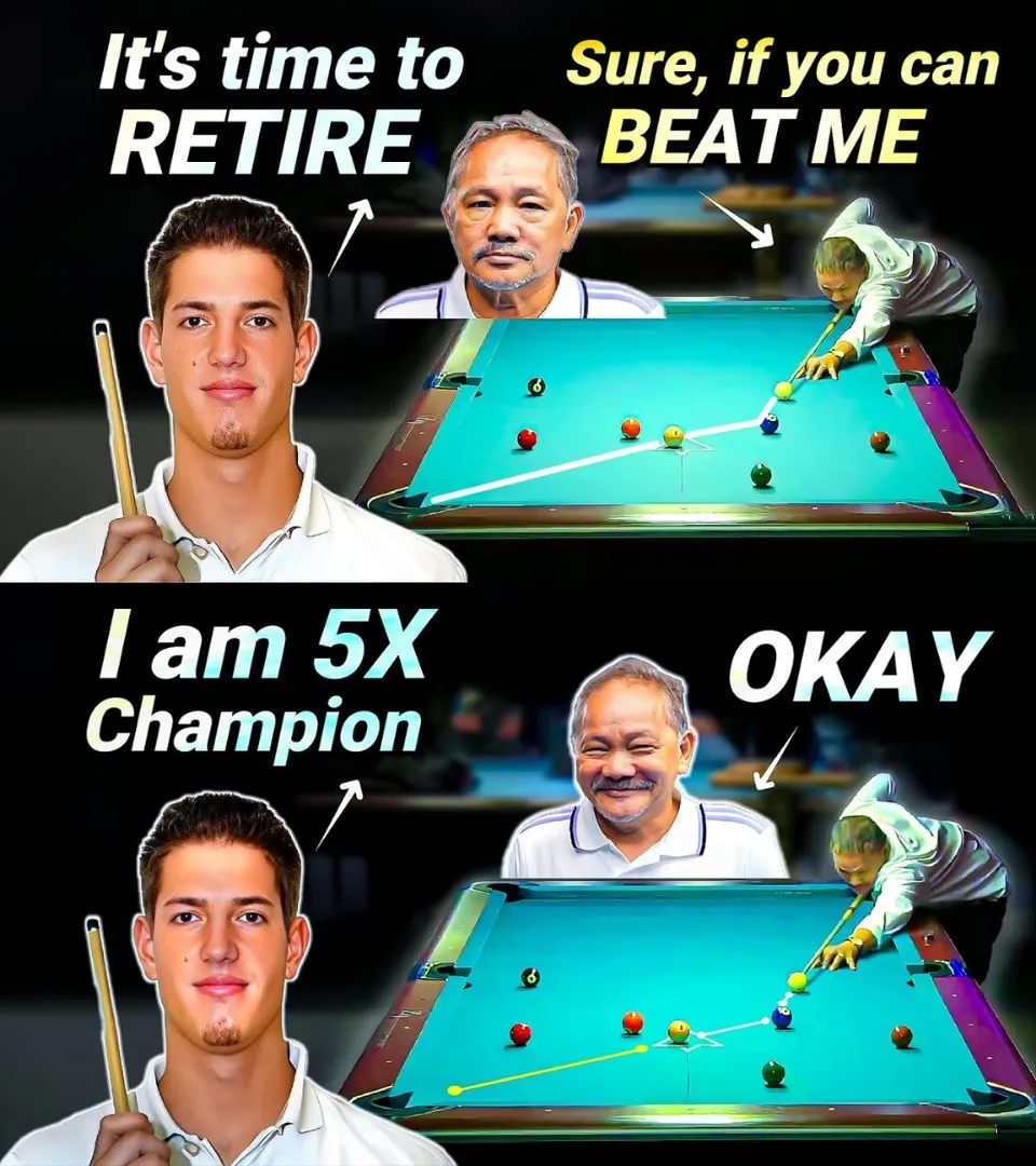 Overconfident! Young Talent Claims He Can Defeat 68-Year-Old Legend Efren Reyes – The Ending Leaves Everyone Speechless!