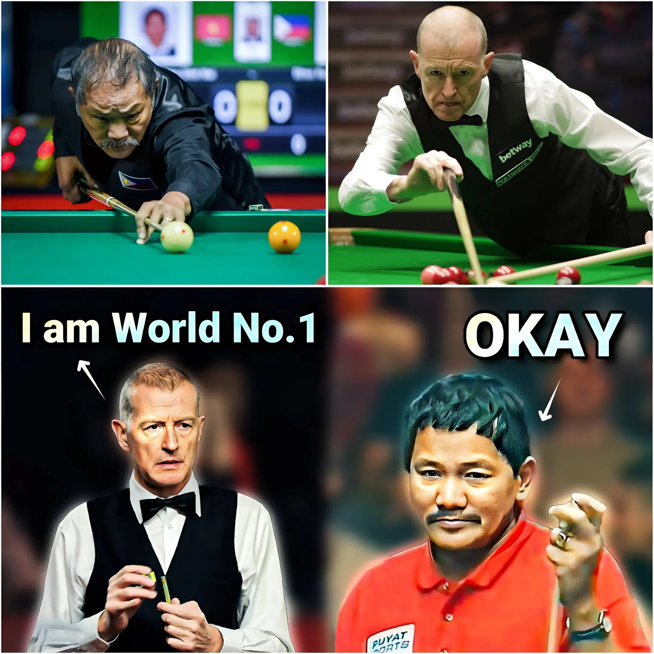 World No. 1 Snooker Player Claims He Will 'Crush' Legend EFREN REYES – But The TRUTH Leaves Everyone Silent!