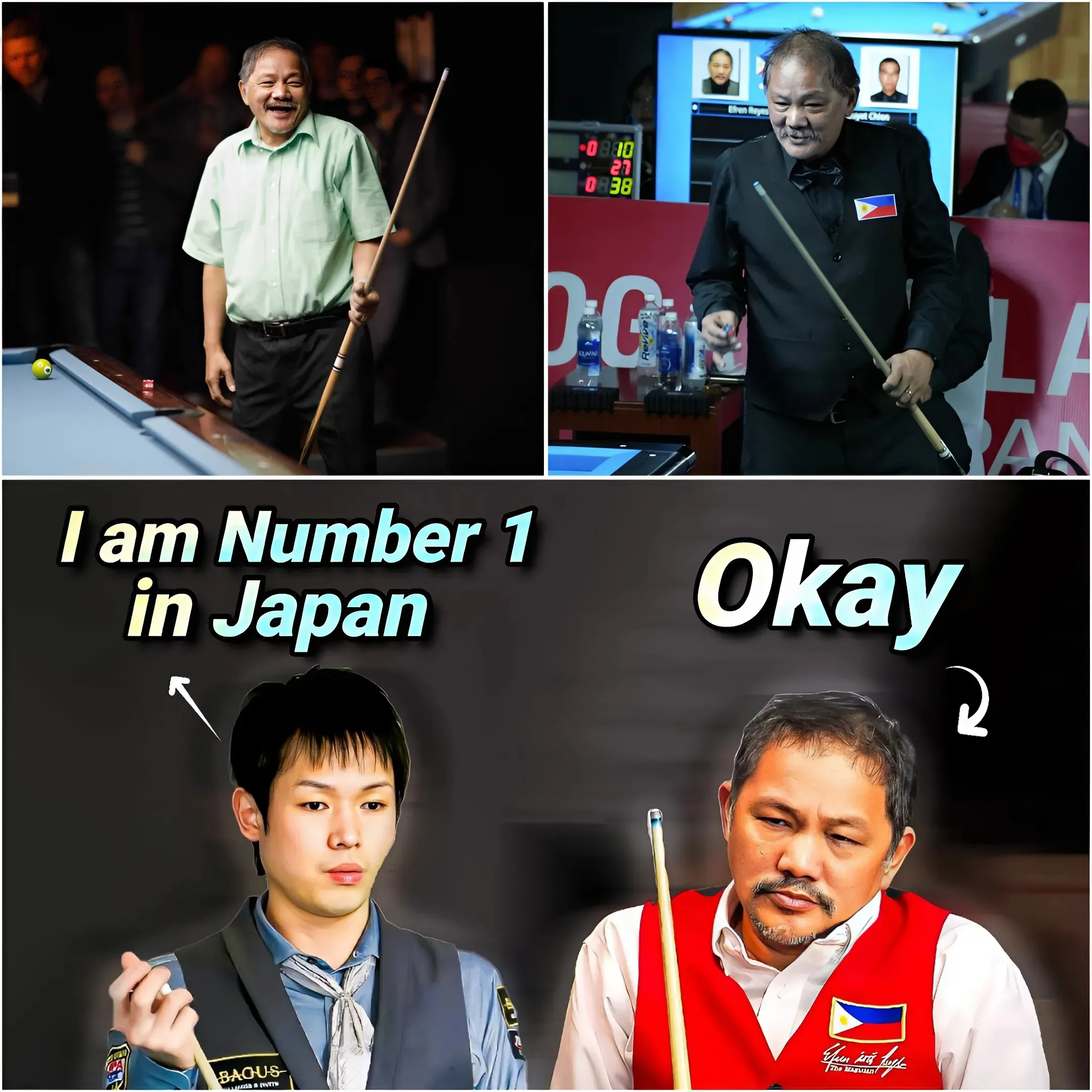 EFREN BATA REYES: The Greatest Pool Player of All Time? Witness the Unbelievable Showdown as the -Year-Old Legend Takes on Japan's Young Pool Prodigy in a Thrilling 9-Ball Battle!