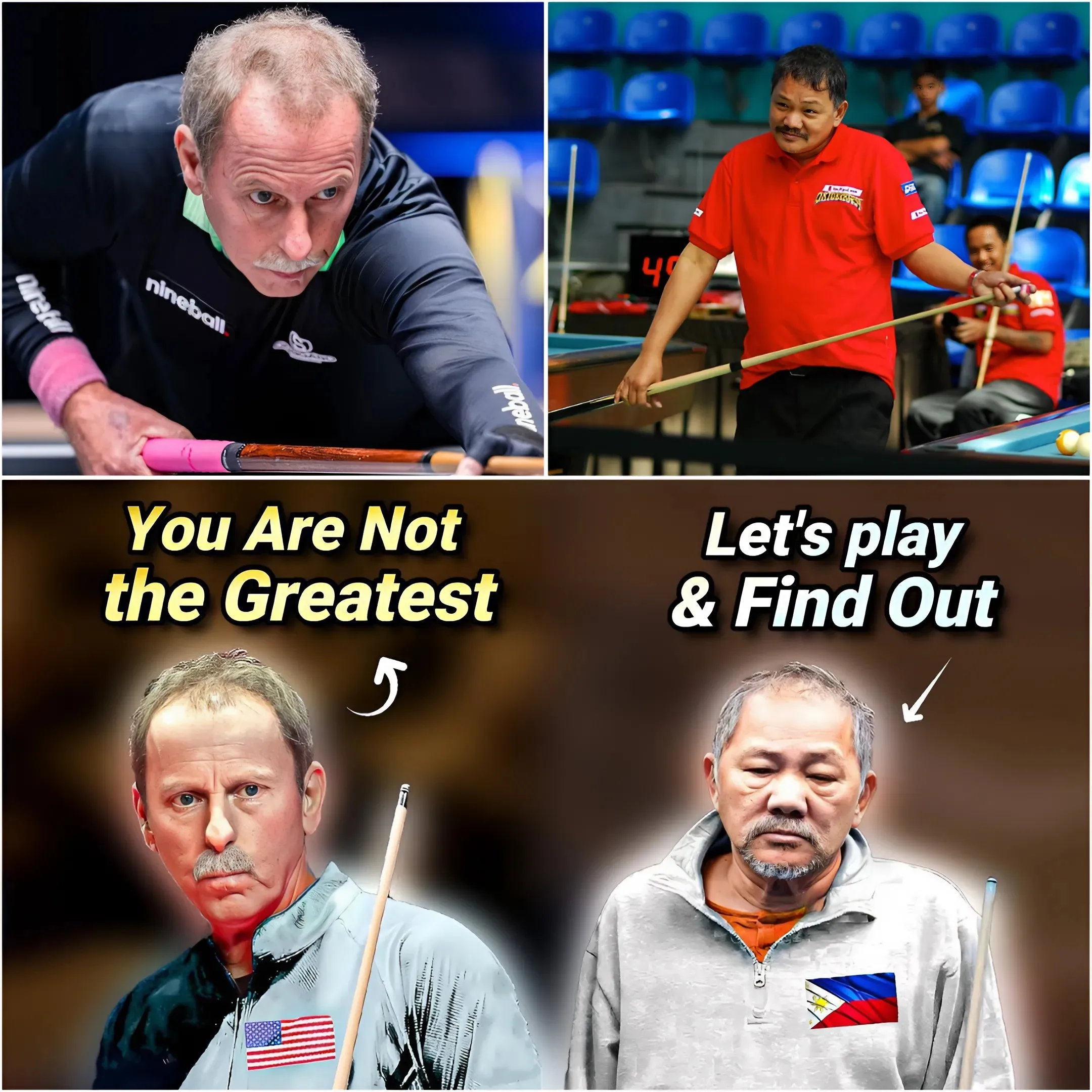 Billiards Throne War: American Legend Challenges Efren Reyes' Title of 'Greatest of All Time'!