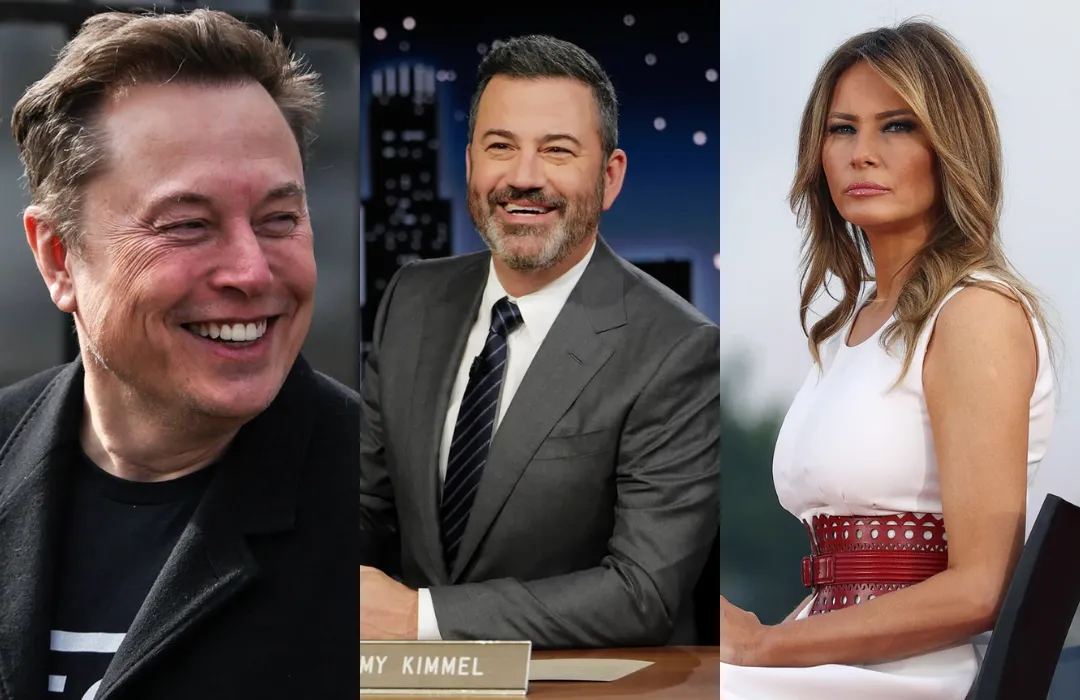 Jimmy Kimmel Reminds Melania to Watch Out for Her Husband’s Relationship with Elon Musk: “Trump’s Got a New Squeeze Named Elonia Musk”