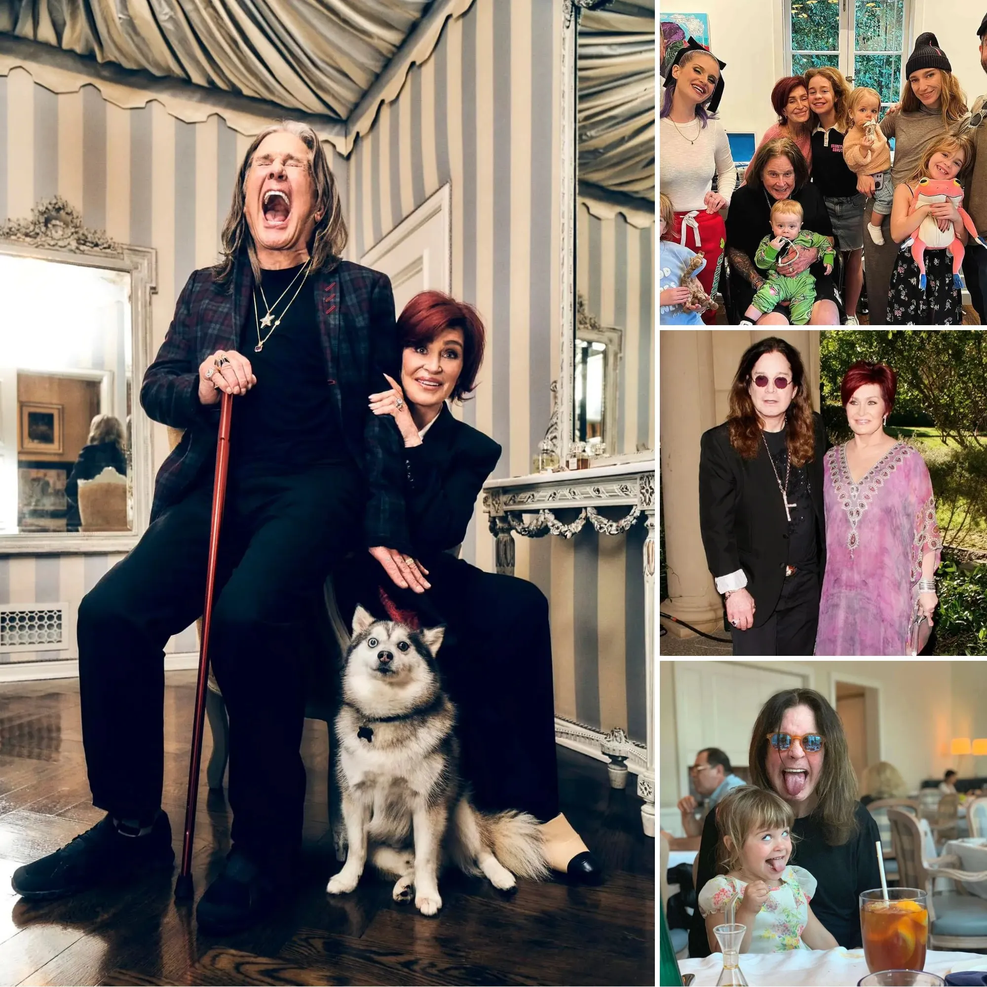 I’m proud and happy with my massive fortune and beautiful wife” – With a net worth of $251M, Ozzy Osbourne is the richest member of Black Sabbath, and all his children have followed his footsteps into the music industry