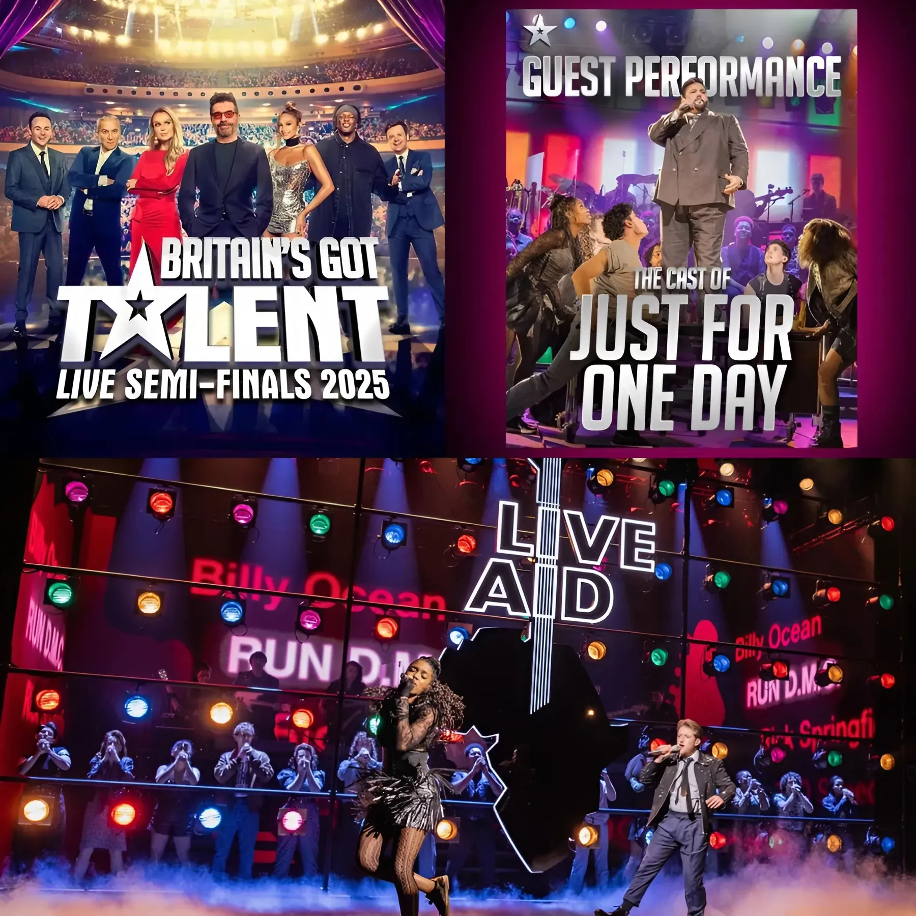 Just For One Day: The Live Aid Musical to perform on Britain’s Got Talent this Saturday