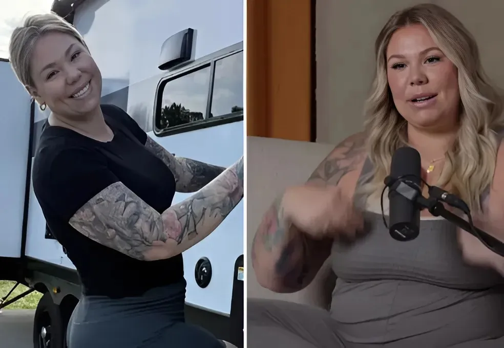 Teen Mom Kailyn Lowry reveals drastic weight loss in spandex short shorts as she gives fans a tour of her...