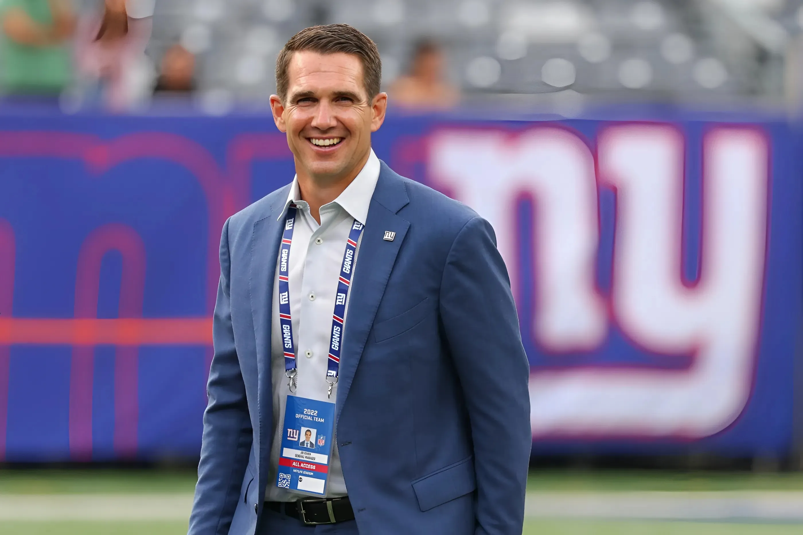 Joe Schoen trolled Titans with one final No. 1 pick trade call on clock