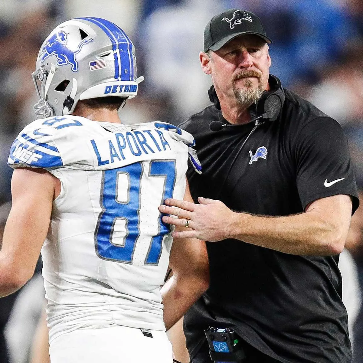 Lions' Dan Campbell talks 1-on-1 from NFL owners meetings about new staff, 2025 challenge