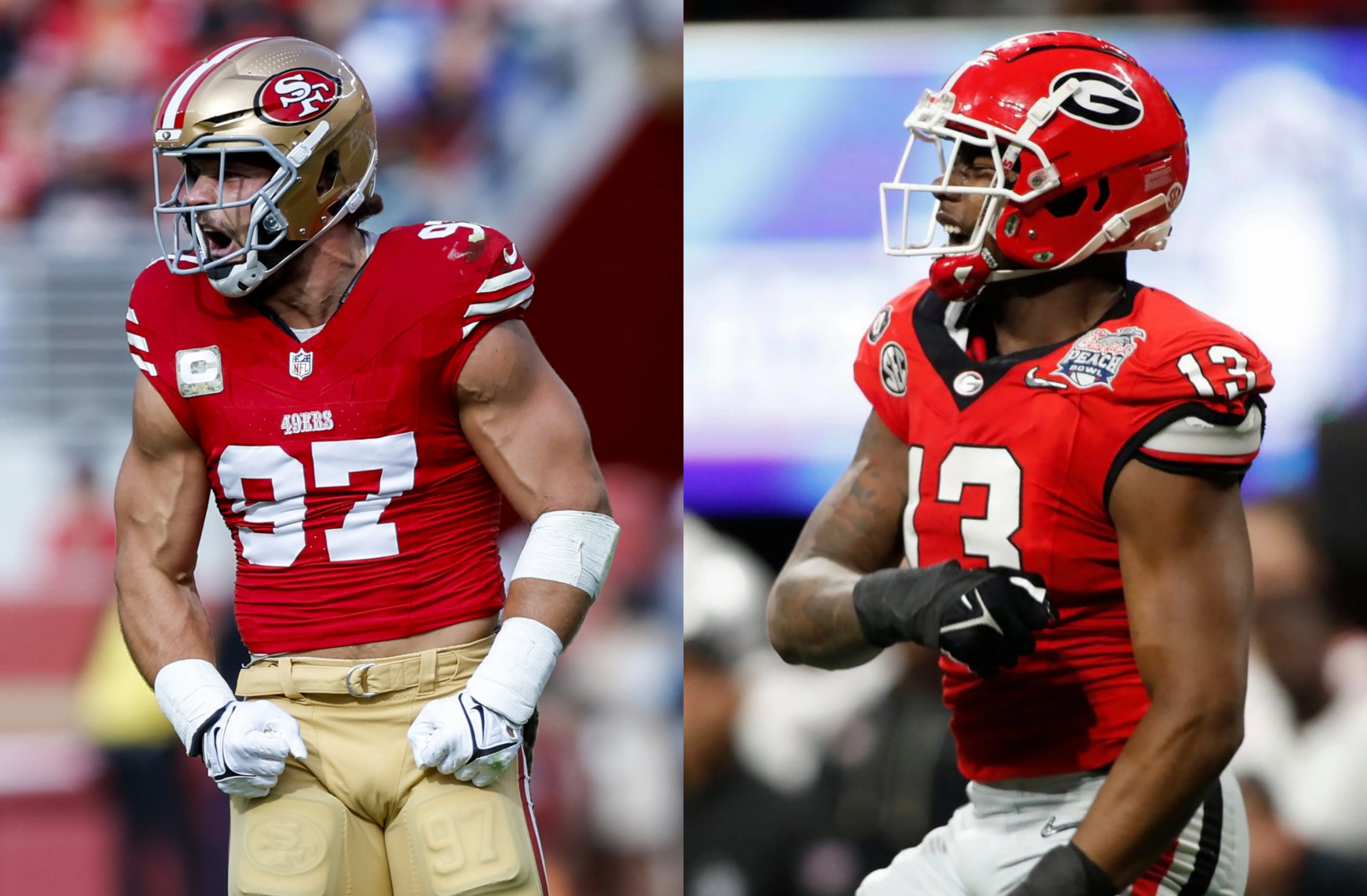 49ers’ Bosa-Williams duo snubbed from PFF’s exciting rookie-veteran pairings list