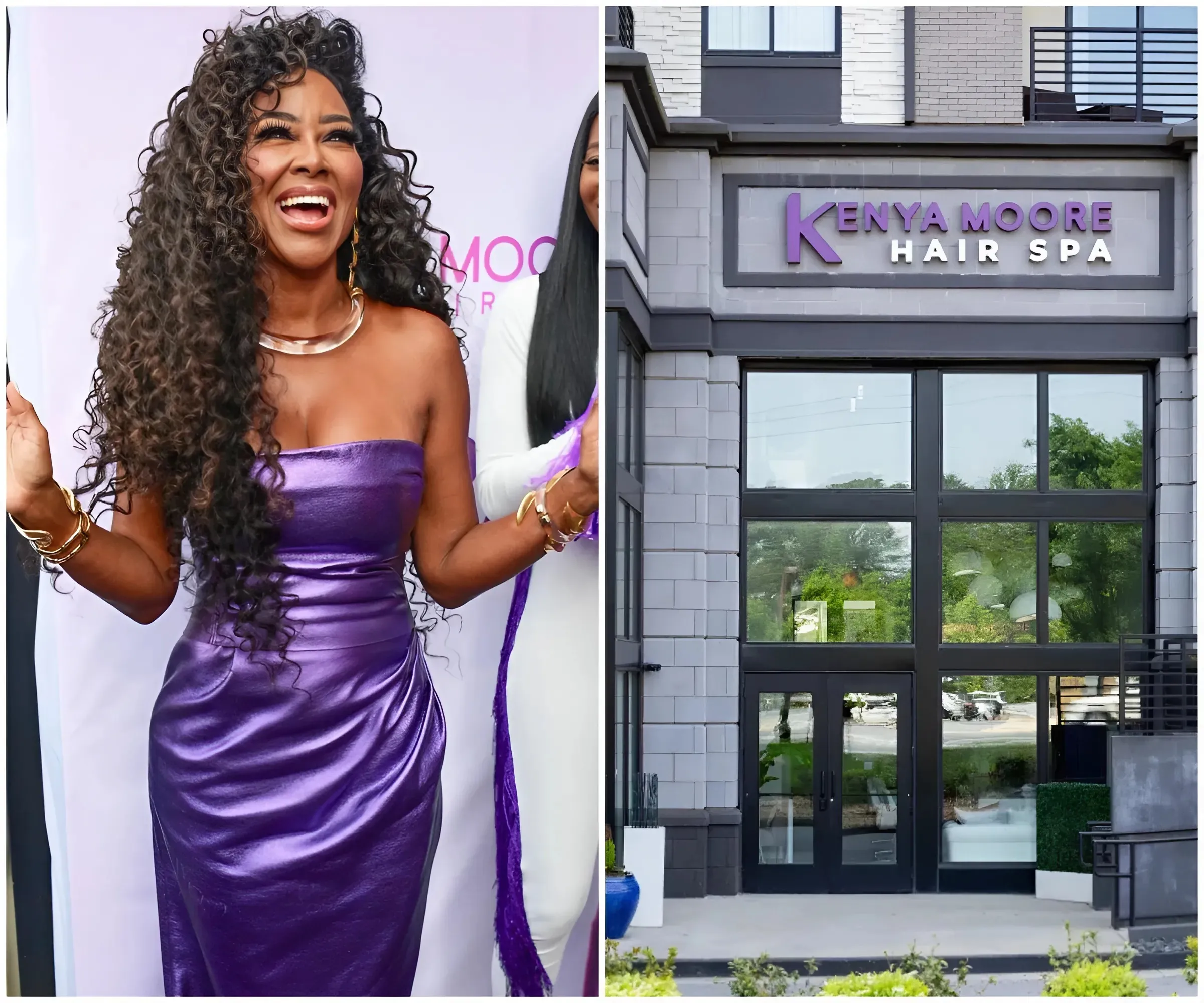 "Kenya Moore Accused of Owing $300,000 in Rent, Landlord Releases Shocking Late Payment Message – Hair Spa in Decline After Leaving RHOA!"