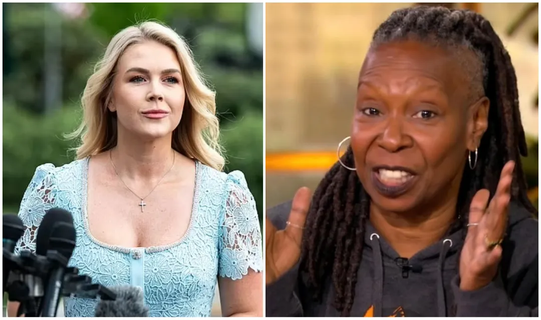 ”The Battle Isn’t Over: Karoline Leavitt Ambushes Whoopi Live on Air – Studio Falls Silent as Whoopi Is Left Fuming and Speechless!” ”The Battle Isn’t Over: Karoline Leavitt Ambushes Whoopi Live on Air – Studio Falls Silent as Whoopi Is Left Fuming and Speechless!”