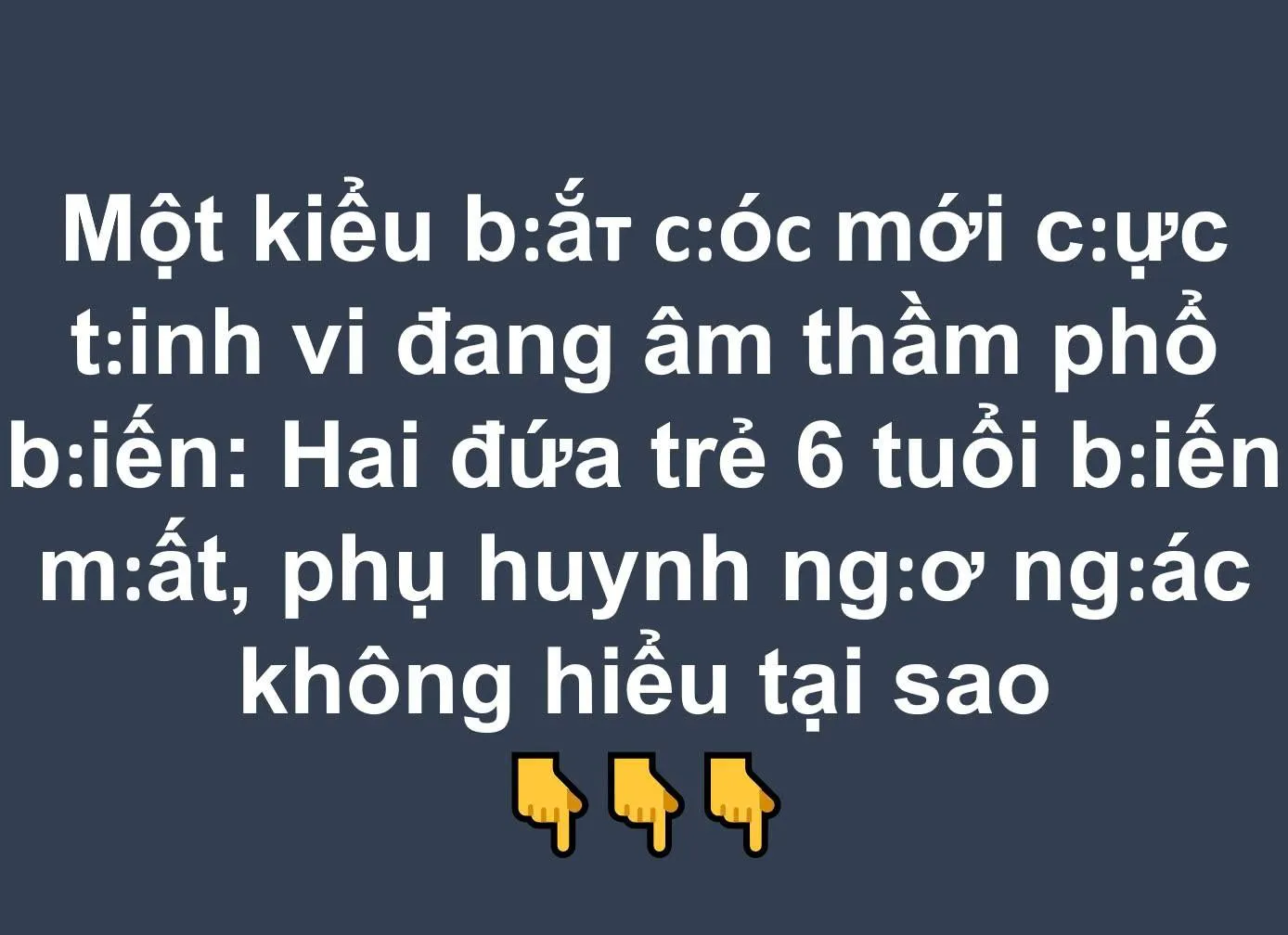 Một k i ể u b:ắ т с:ó:с mới cực t:i nh vi đ a ng â m th ầ m ph ổ bi ế n