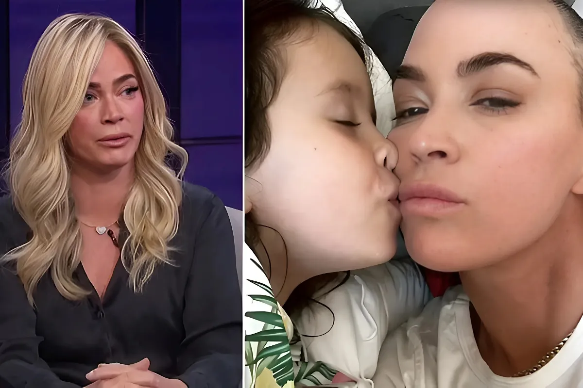Teddi Mellencamp gets kiss from daughter after breaking down over missing her fifth birthday amid cancer bout - lulu