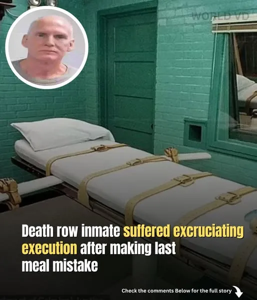 A death row convict who made a “mistake” with their last meal endured a “painful” execution. A death row convict who made a “mistake” with their last meal endured a “painful” execution.