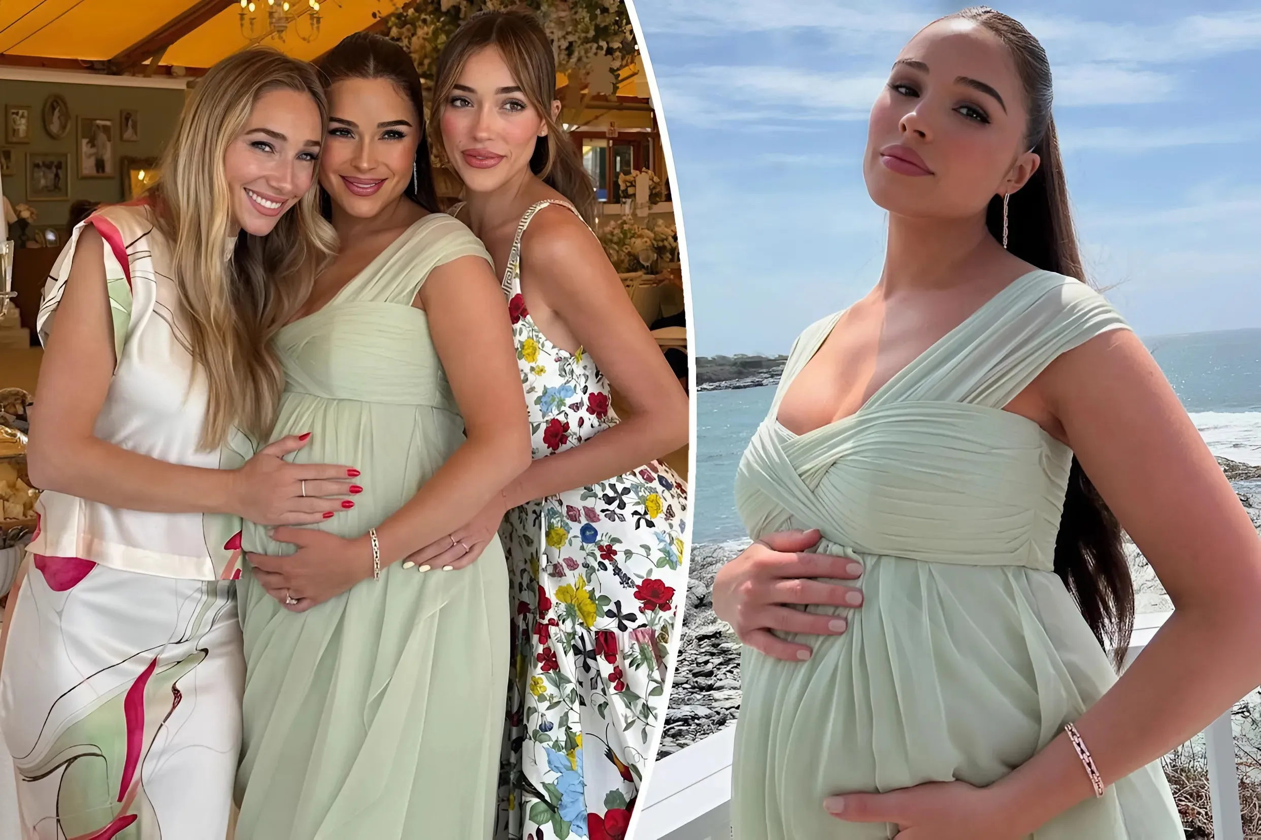 Pregnant Olivia Culpo shares sweet sister snap from lavish baby shower amid family feud