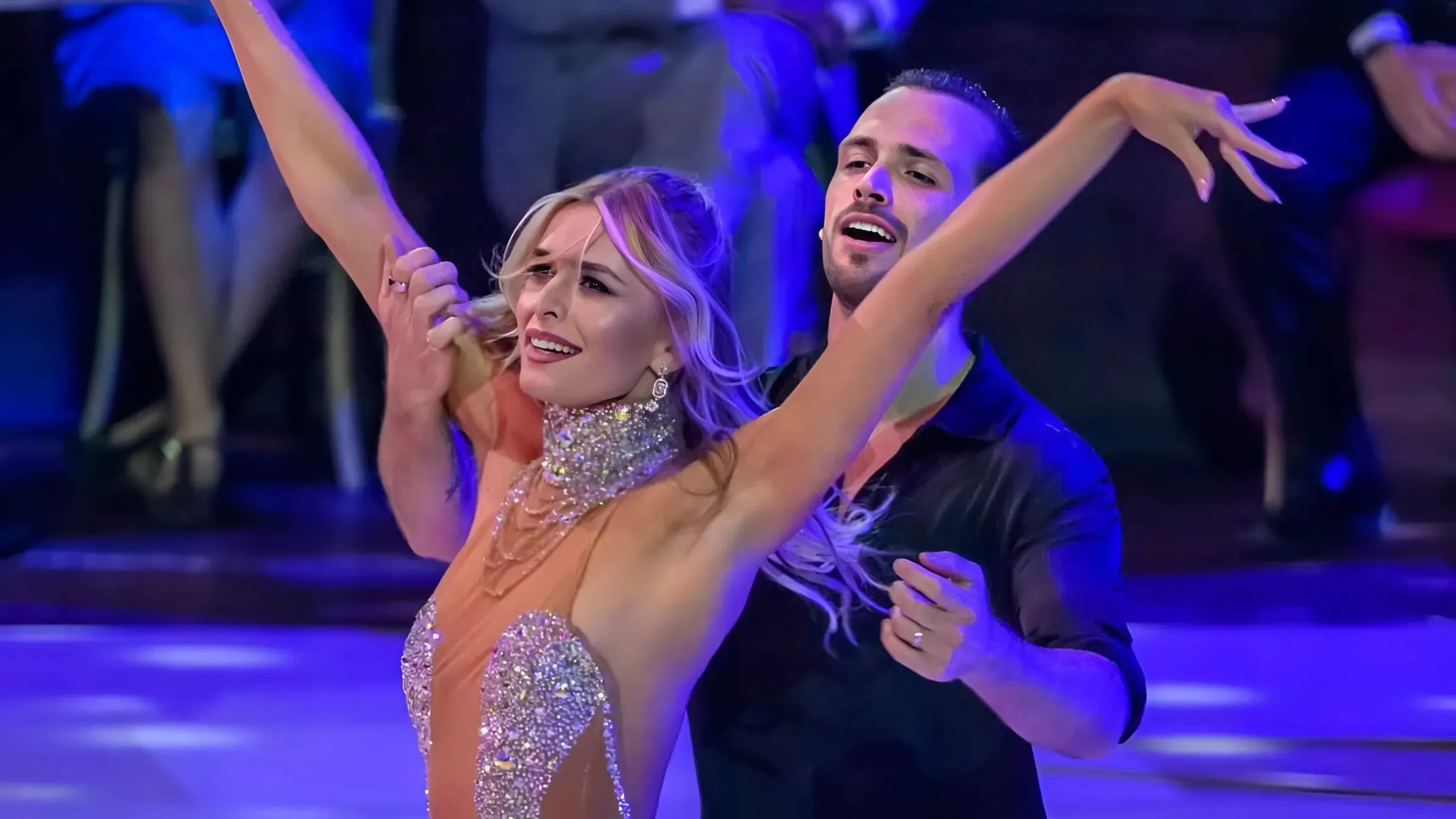 Nadiya Bychkova slips into two dazzling outfits as she performs in VE Day concert at London's Royal Albert Hall