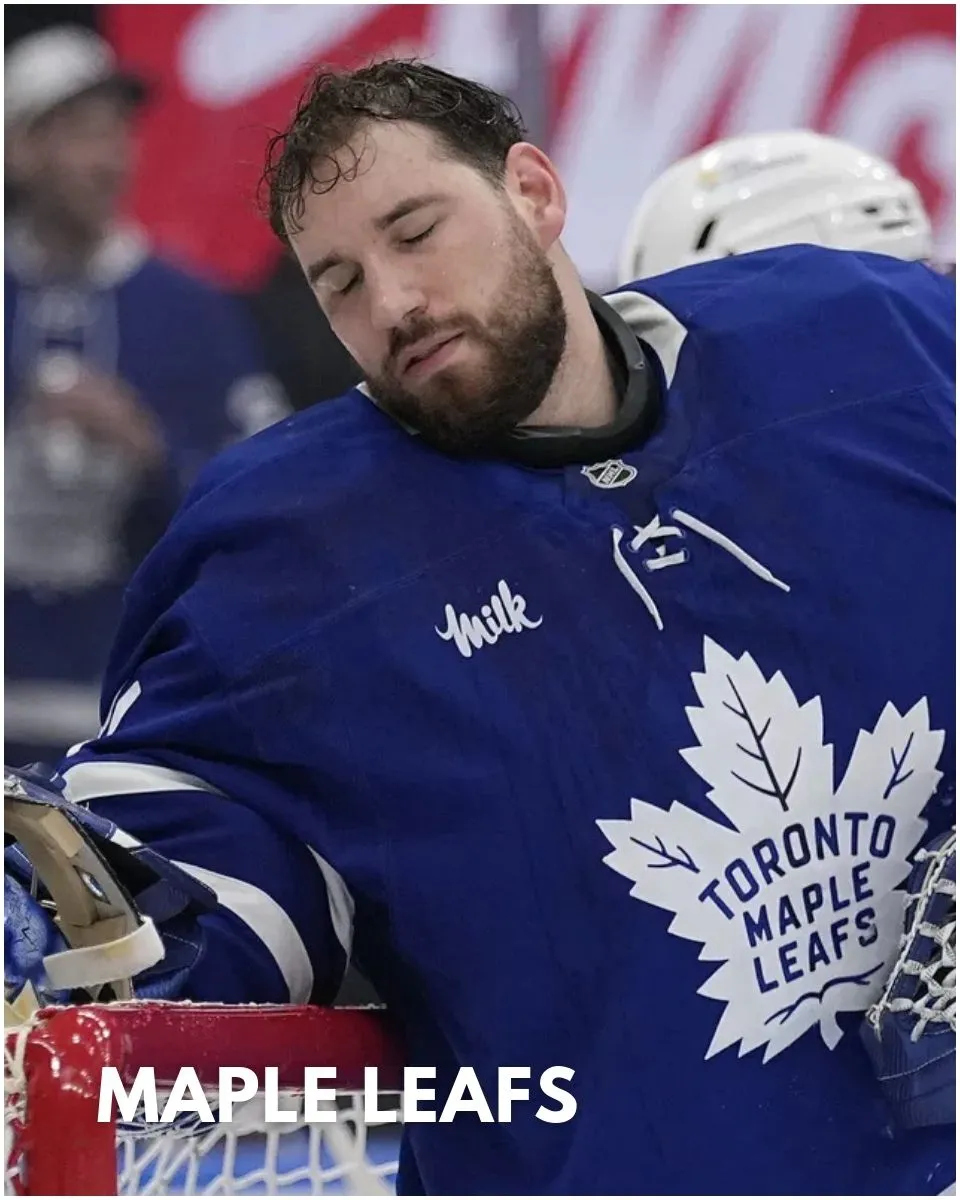 Anthony Stolarz Won’t Travel with Maple Leafs, Questionable for Game 3 Against Panthers
