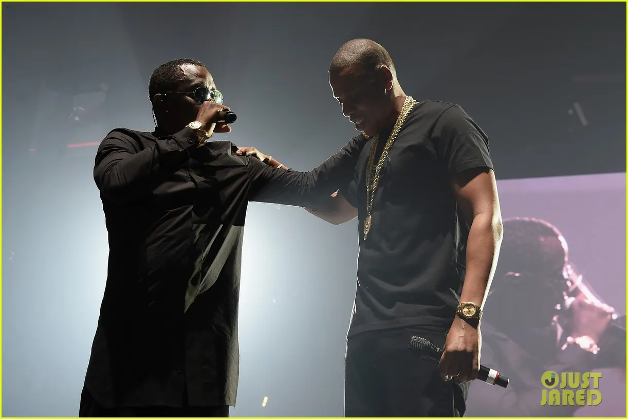 Jay Z Joins Puff Daddy and Other Hip Hop Stars at Bad Boy Reunion Concert