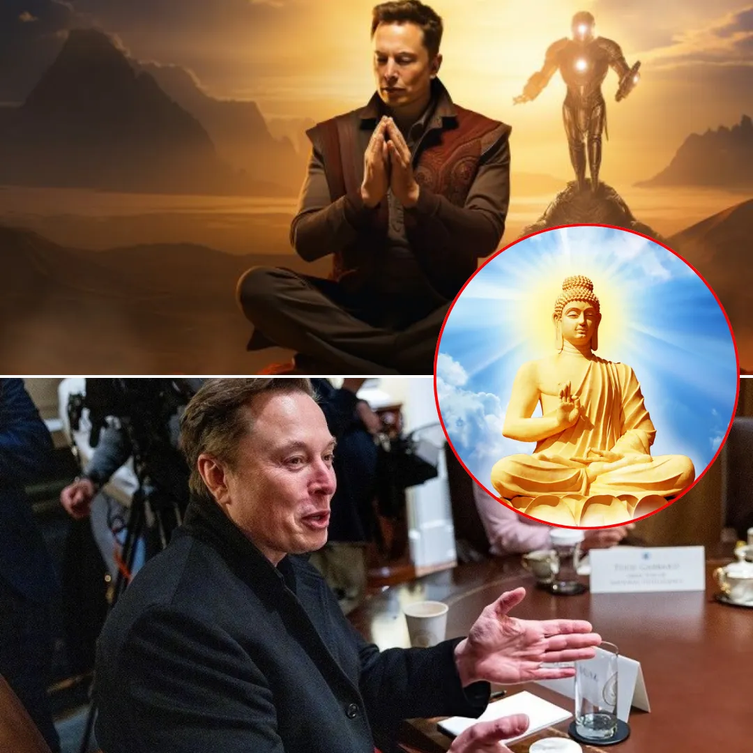 Elon Musk Compares Himself to Buddha in Rare Press Conference