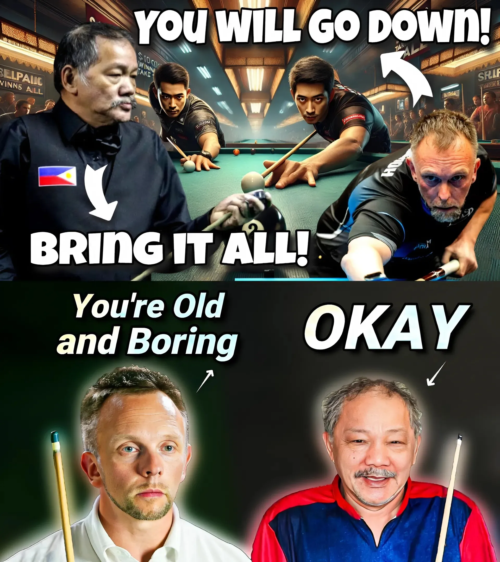 68 Years Old Still The KING! Living Legend Efren ‘Bata’ Reyes Silences German World Champion With Classic Performance In USA!