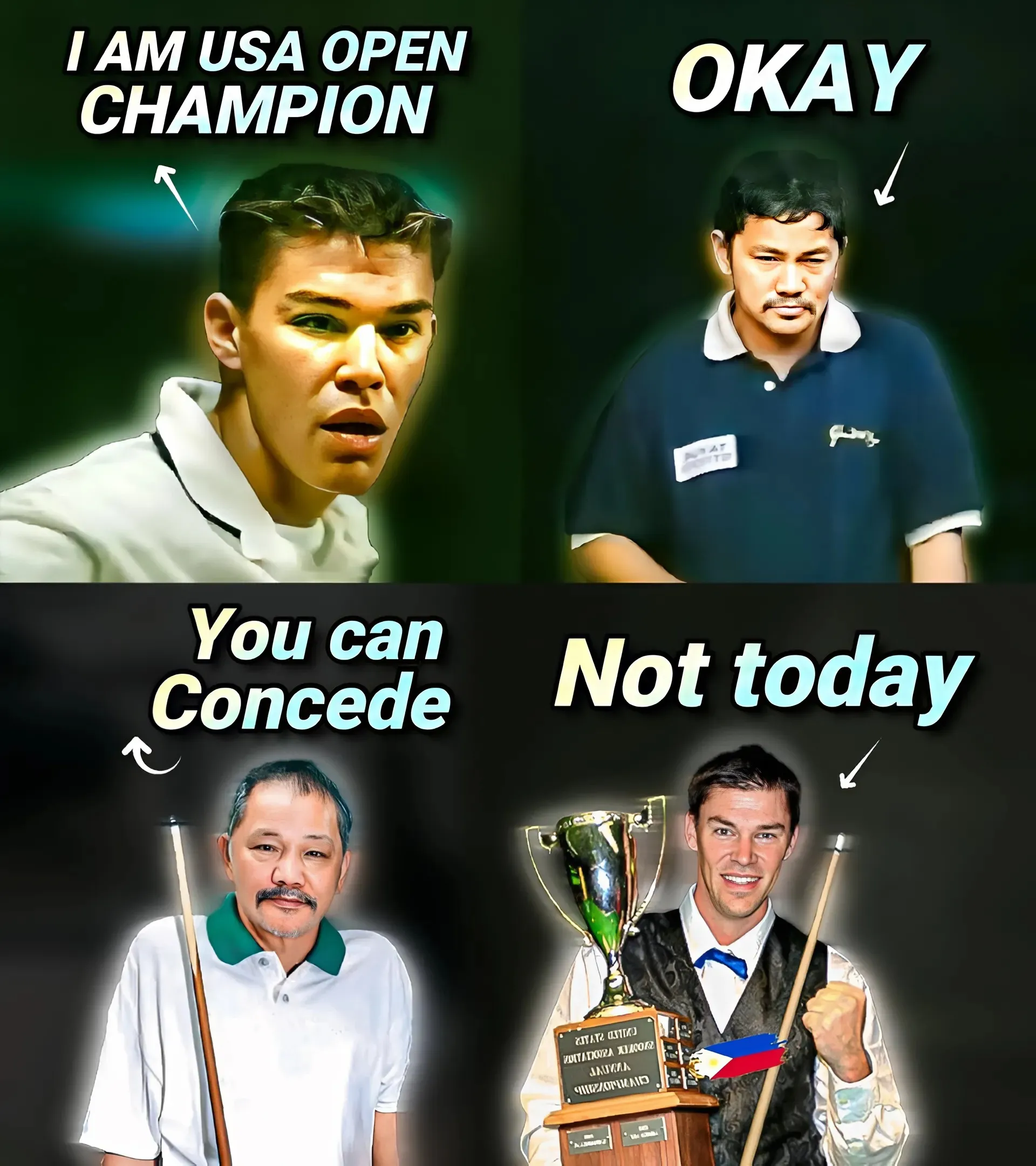 SHOCKING THE BILLIARDS WORLD: Living legend Efren Reyes makes the whole stadium explode with a magical performance at the U.S. Open semi-finals – Technical masterpiece, breathtaking until the last second!