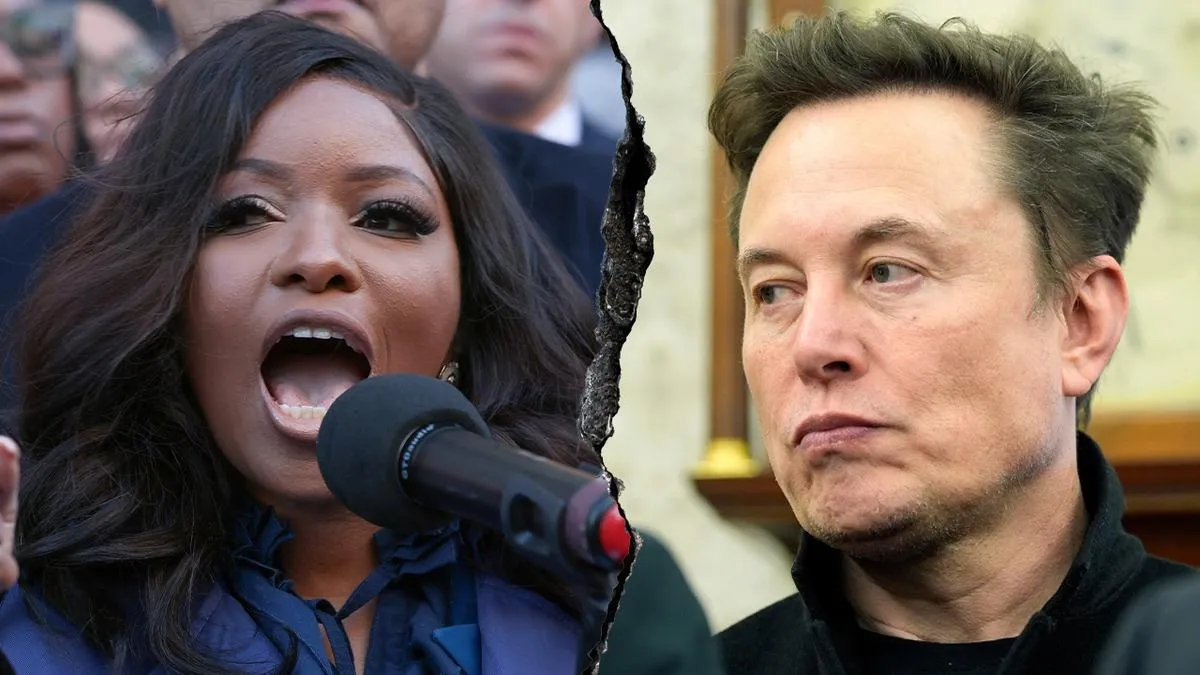 BREAKING NEWS: Elon Musk surprised the whole country when he revealed the whole truth about Jasmine Crockett on TV, leaving her helpless and in tears