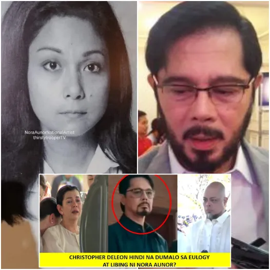 Shocking Truth: Why Many Fans of Christopher De Leon and Nora Aunor Were Absent at the Last Funeral