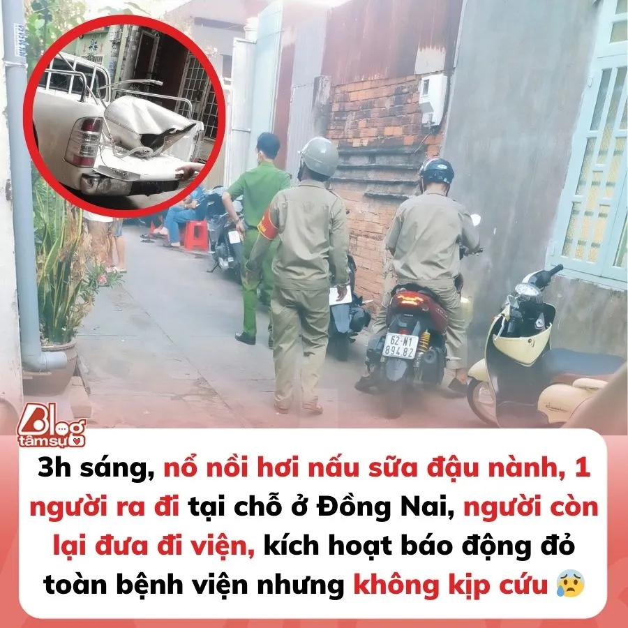 Nổ nồi hơi nấu sữa đậu nành, 2 người t:ử vo:ng ở Đồng Nai
