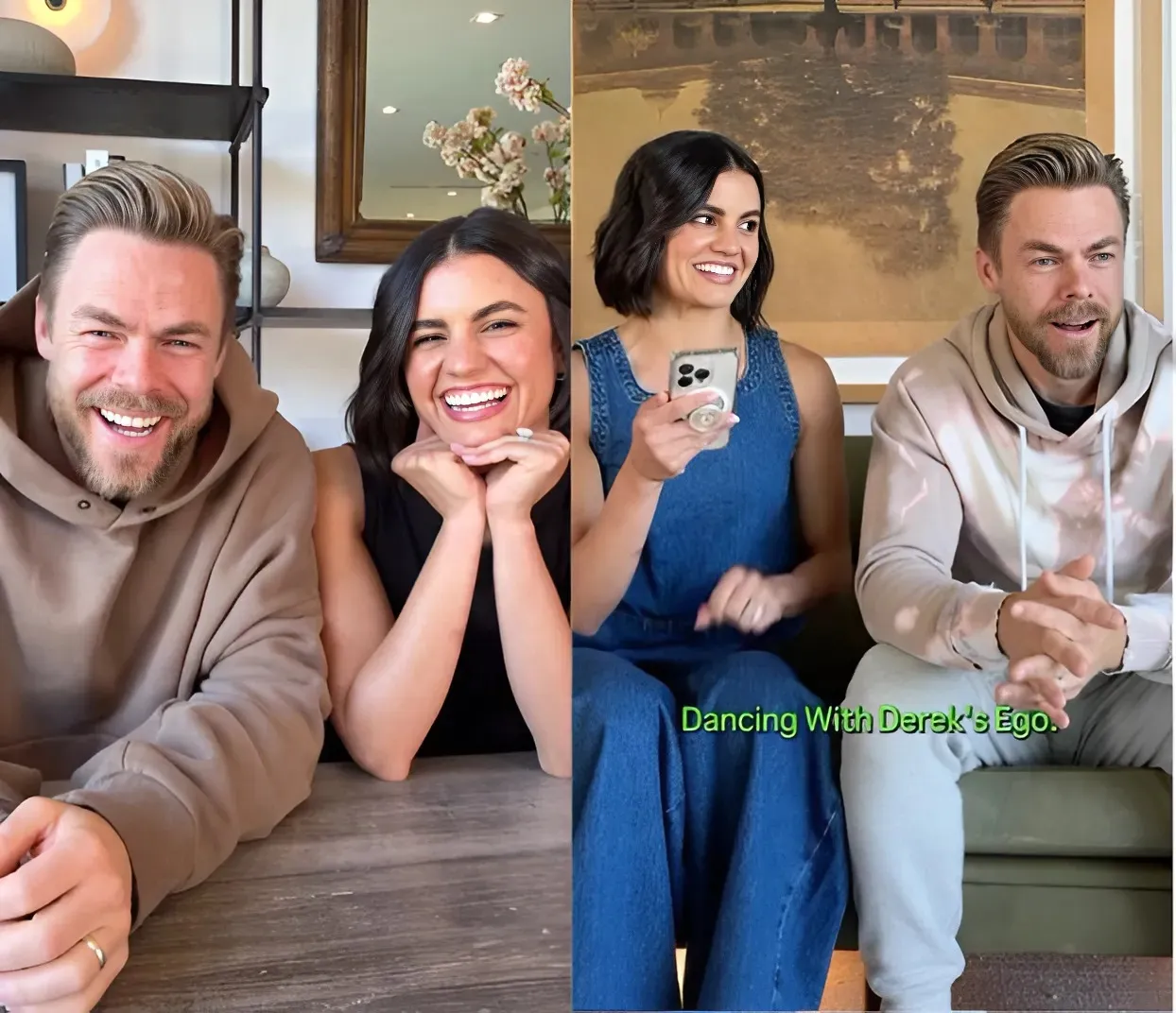 Derek Hough Shares Cutesy Video With Wife Hayley