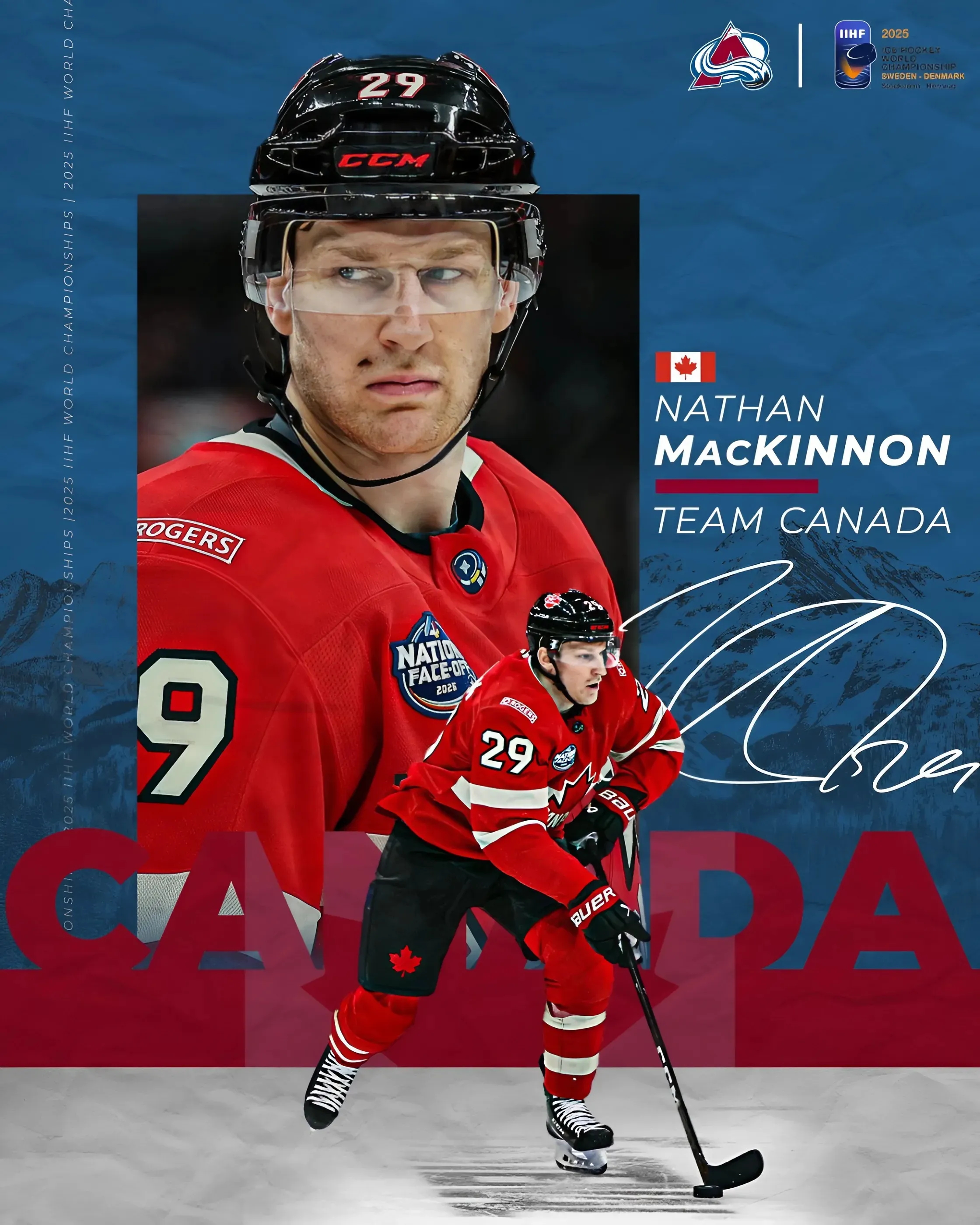 MacKinnon, Necas to play at IIHF World Championships amid ever-present risks