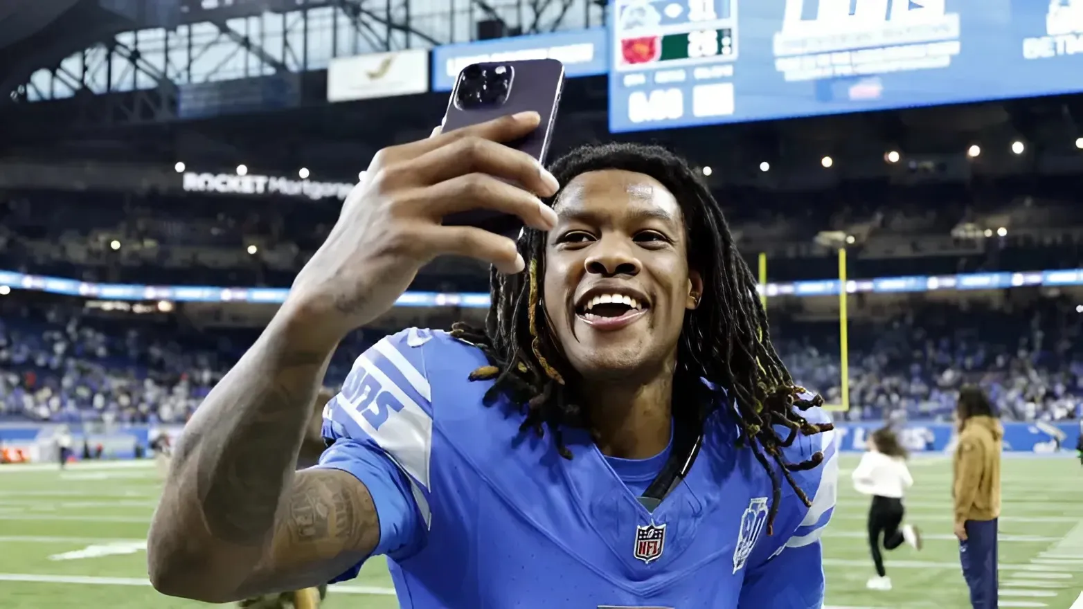 Lions WR Jameson Williams Sends 4-Word Message to Bears WR Luther Burden
