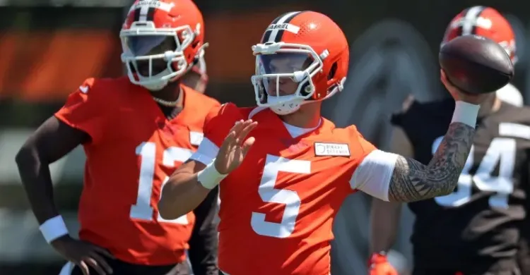 Browns QB Dillon Gabriel's 3-Word Shedeur Sanders Message Is Turning Heads