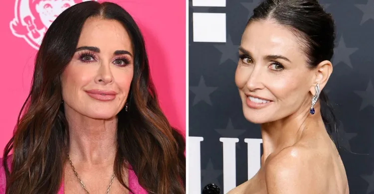 Kyle Richards and Demi Moore Could Be Twins in This Photo: "Stunt Double"