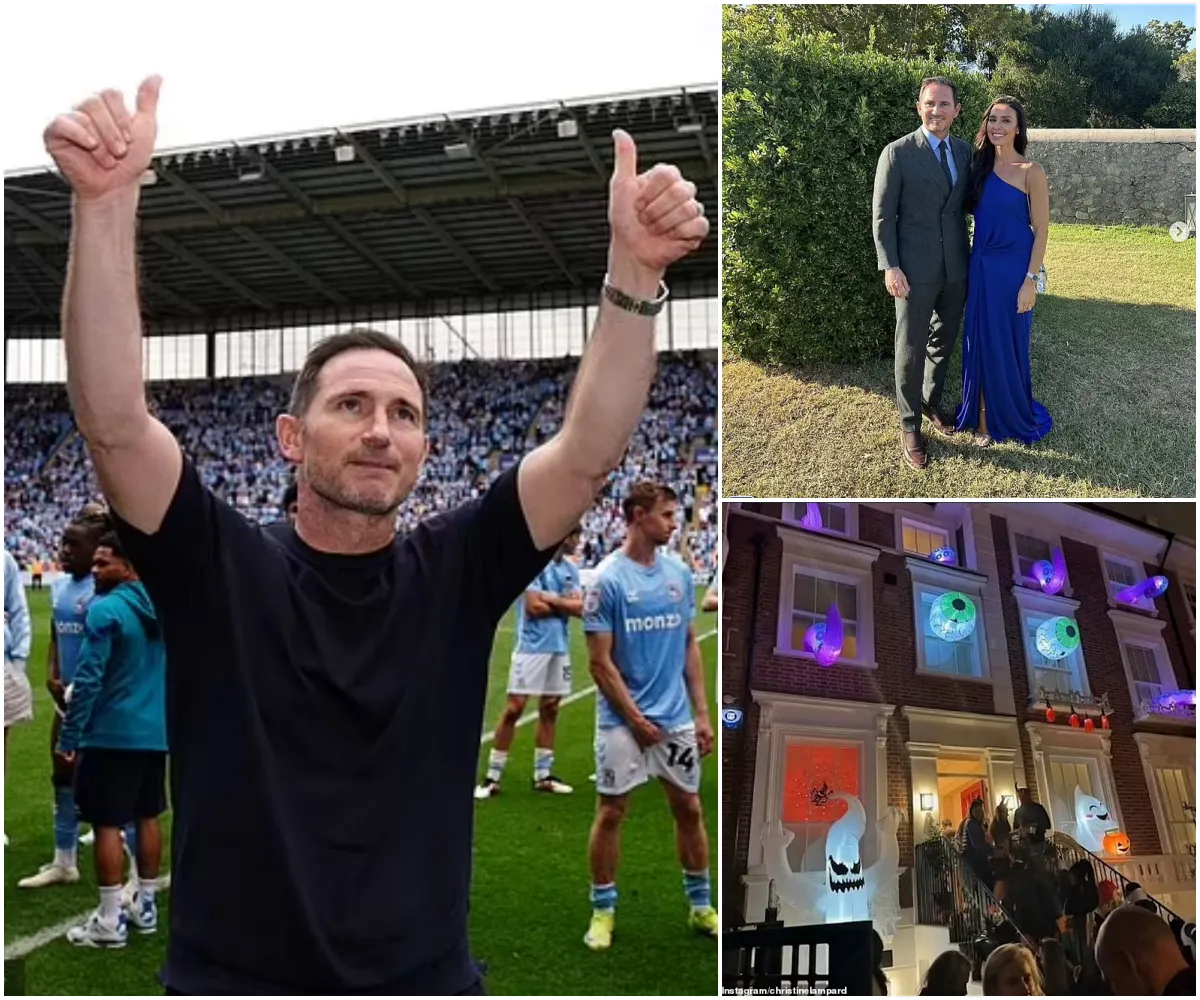 Inside the stunning £10m London mansion that Frank Lampard shares with wife Christine - as Chelsea legend eyes return to the Premier League with Coventry City - suong