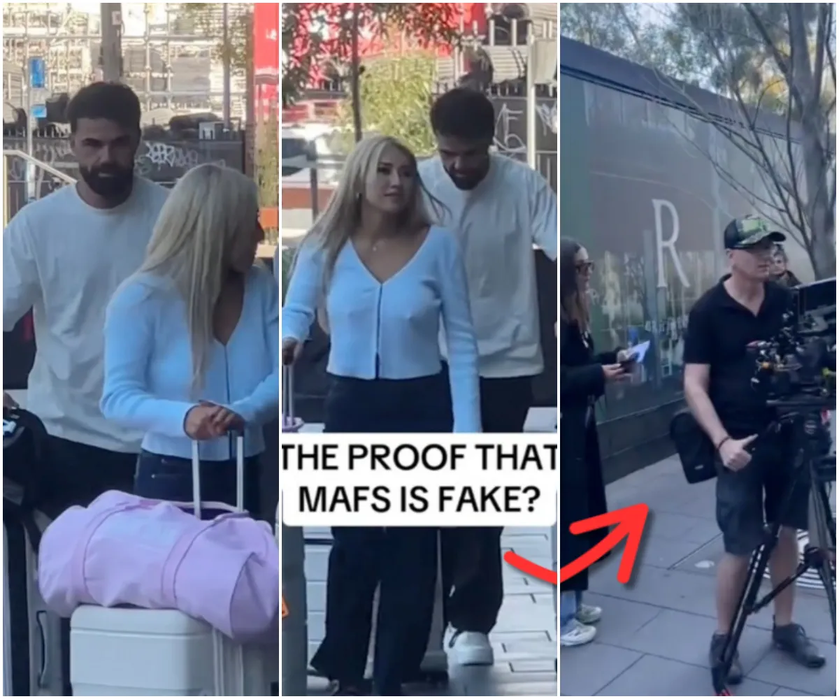 Uh-oh! This leaked video proves just how staged MAFS Australia actually is - suong
