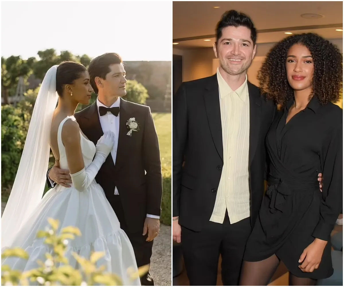 Danny O'Donoghue is married! The Script frontman is 'over the moon' as he ties the knot with his stunning girlfriend Anais Niang in romantic ceremony  - suong
